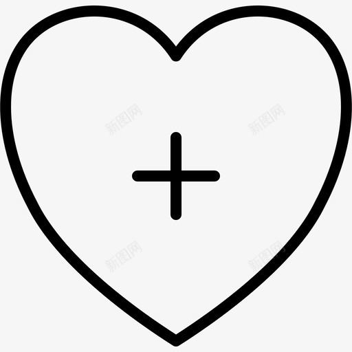 心脏药物收集线性图标svg_新图网 https://ixintu.com 心脏 线性 药物收集