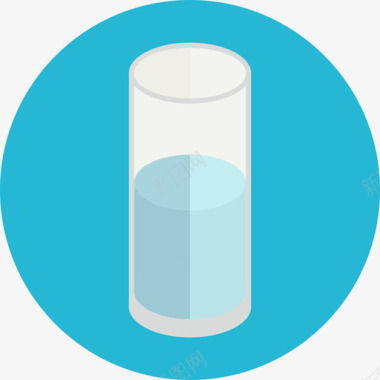 一杯水水2圆形平图标图标