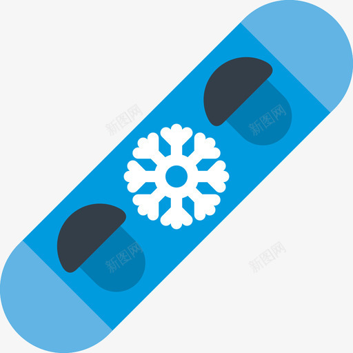 滑雪板运动14平坦图标svg_新图网 https://ixintu.com 平坦 滑雪板 运动14