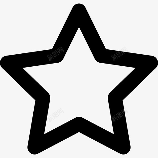 星形20个形状线形图标svg_新图网 https://ixintu.com 20个形状 星形 线形