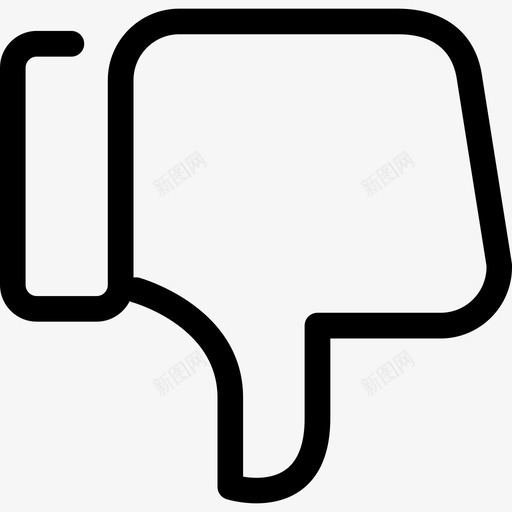 不喜欢界面图标资产线性svg_新图网 https://ixintu.com 不喜欢 界面图标资产 线性