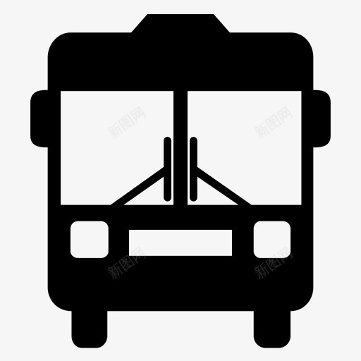 公共汽车城市巴士驾驶图标svg_新图网 https://ixintu.com 公共交通 公共汽车 城市巴士 旅游巴士 驾驶