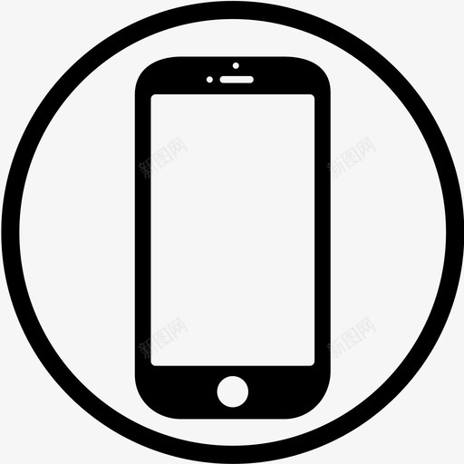 手机设备智能手机图标svg_新图网 https://ixintu.com 手机 智能手机 汽车服务 设备