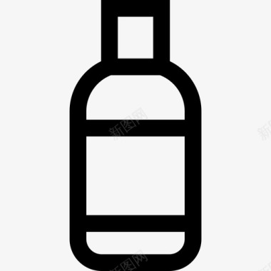 肥皂酒店收集线性图标图标