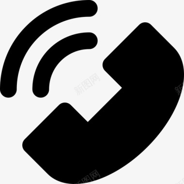 电话联系人通讯设置已填充图标图标
