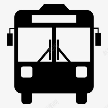 公共汽车驾驶项目交通图标图标