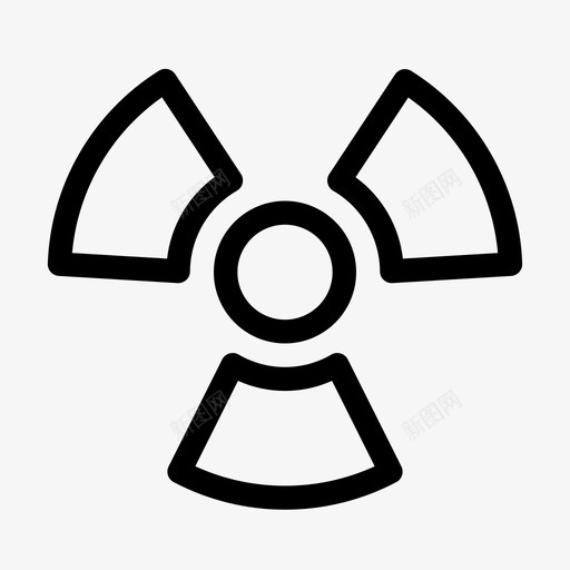 放射性危险核图标svg_新图网 https://ixintu.com 16072018 危险 放射性 核 污染 辐射