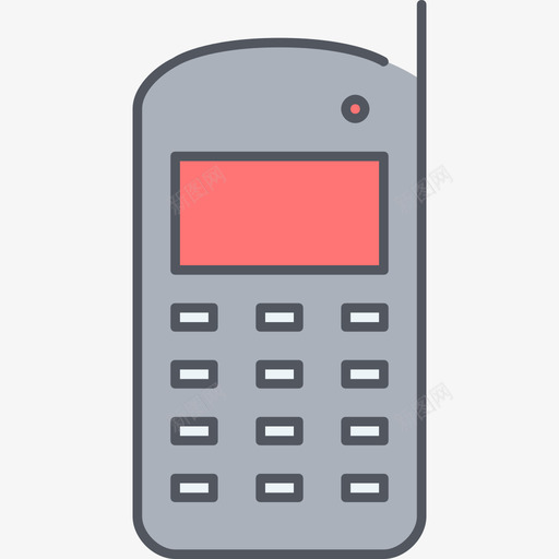 移动电话计算2彩色图标svg_新图网 https://ixintu.com 彩色 移动电话 计算2
