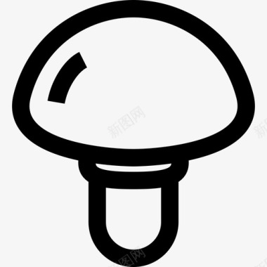 蘑菇食物4直系图标图标