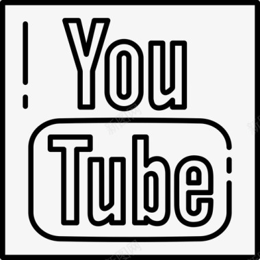 Youtube社交媒体社交媒体概述图标图标