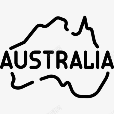 澳大利亚澳大利亚2直系图标图标