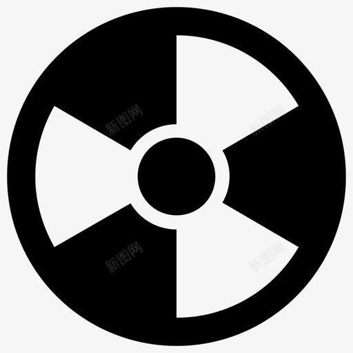 电离辐射生物危害放射性符号图标svg_新图网 https://ixintu.com 放射性 放射性符号 生态字形图标 生物危害 电离辐射