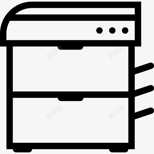 打印机品牌2线性图标svg_新图网 https://ixintu.com 品牌设计2 打印机 线性