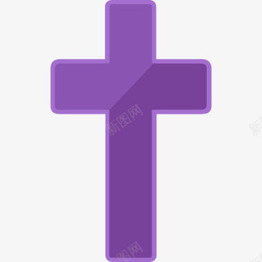 基督教信仰象征扁平图标图标