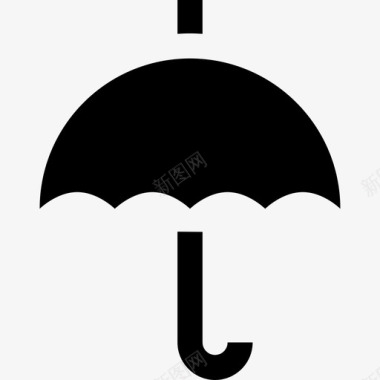 雨伞12号天气充气图标图标