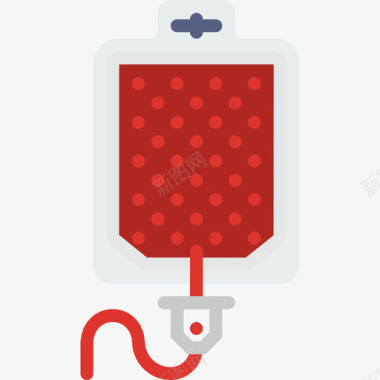 输血医疗索赔扁平图标图标