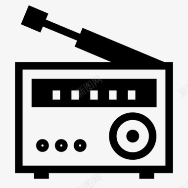 收音机在线收音机收音机应用程序图标图标