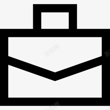 公文包业务要素2线性图标图标