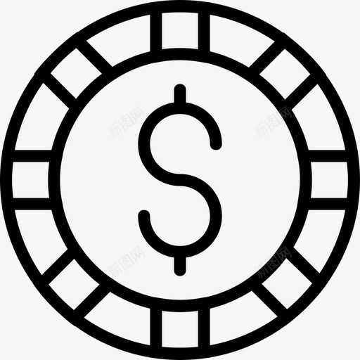 筹码赌场赌博直系图标svg_新图网 https://ixintu.com 直系 筹码 赌场赌博