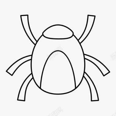埃及甲虫动物昆虫图标图标