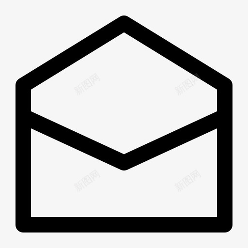 电子邮件打开信封打开图标svg_新图网 https://ixintu.com 信封 打开 电子邮件打开 网络和通信线路图标集 阅读电子邮件