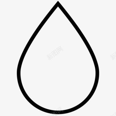 空水滴血水滴图标图标