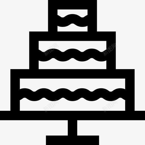 婚礼蛋糕婚礼7直系图标svg_新图网 https://ixintu.com 婚礼7 婚礼蛋糕 直系