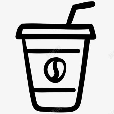 冰咖啡咖啡饮料图标图标
