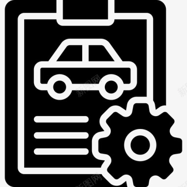 汽车修理运输5加油图标图标