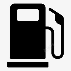加油泵加油站加油泵汽油图标高清图片