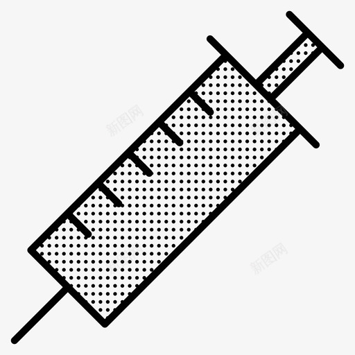 注射器药图标svg_新图网 https://ixintu.com 注射器 药