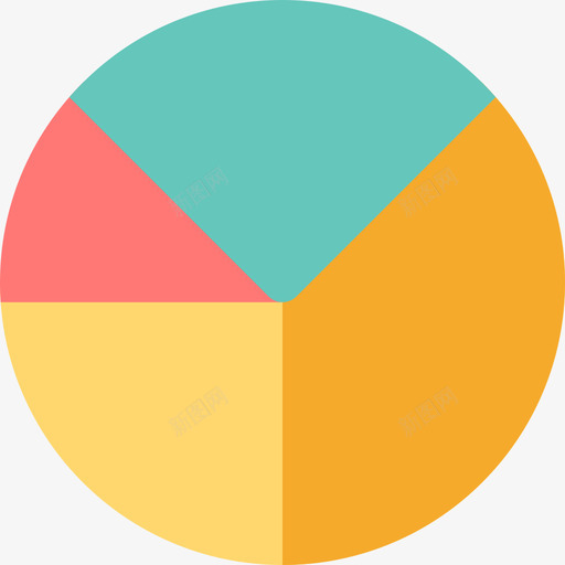 饼图业务和管理扁平图标svg_新图网 https://ixintu.com 业务和管理 扁平 饼图