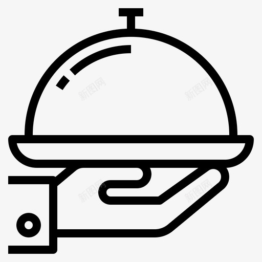 食品餐厅服务图标svg_新图网 https://ixintu.com 服务 食品 食品和饮料001 餐厅