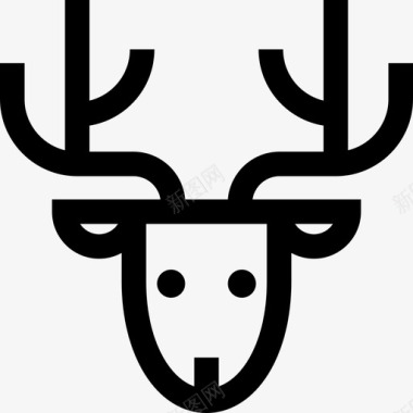 鹿时髦风格6直系图标图标