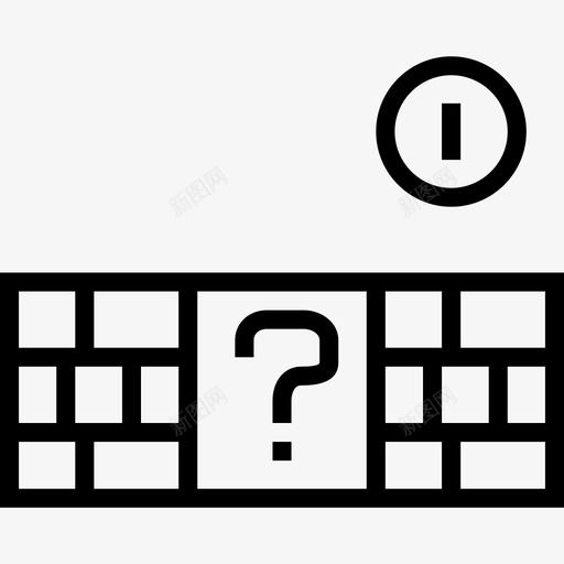 砖块游戏套装直线型图标svg_新图网 https://ixintu.com 游戏套装 直线型 砖块
