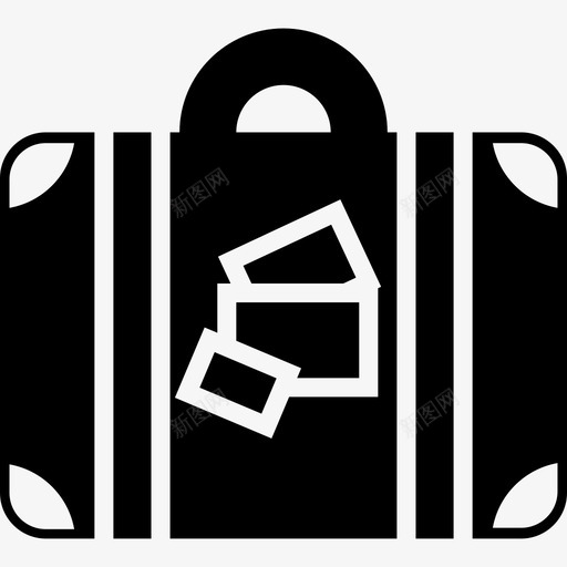 行李旅行元件填充物图标svg_新图网 https://ixintu.com 填充物 旅行元件 行李