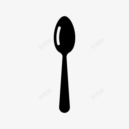 勺子餐具美味图标svg_新图网 https://ixintu.com 勺子 厨房 美味 食物 餐具