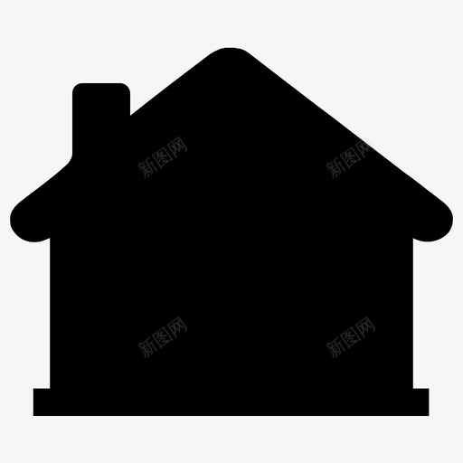 房屋抵押贷款房产图标svg_新图网 https://ixintu.com 基本4 房产 房地产 房屋 抵押贷款