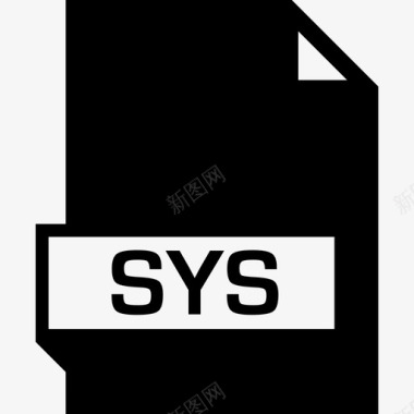 Sys文件名glyph填充图标图标