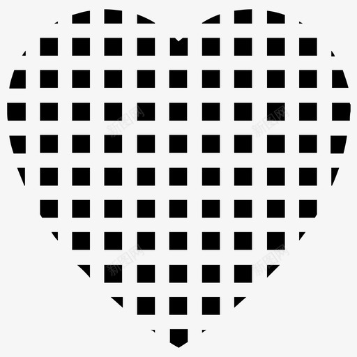 心形方块心形图案心形符号图标svg_新图网 https://ixintu.com 心形图案 心形方块 心形符号 方块爱心