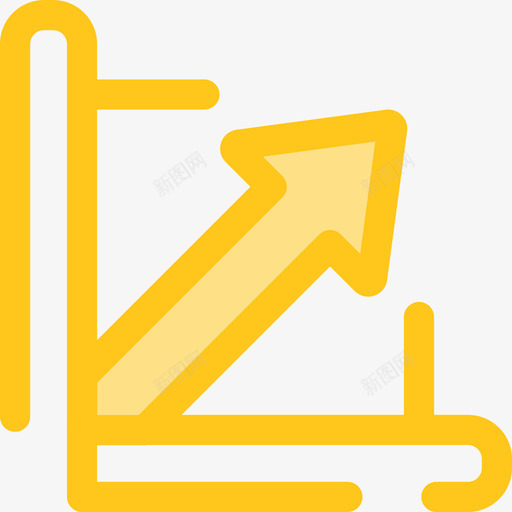 成长创业和新业务5黄色图标svg_新图网 https://ixintu.com 创业和新业务5 成长 黄色