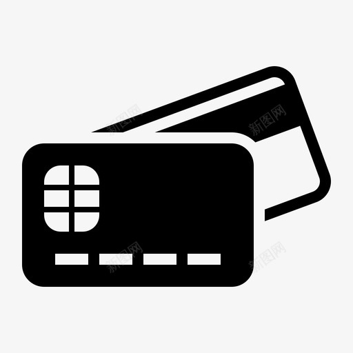 前后卡芯片卡信用卡图标svg_新图网 https://ixintu.com 信用卡 借记卡 前后卡 卡支付 磁条 芯片卡