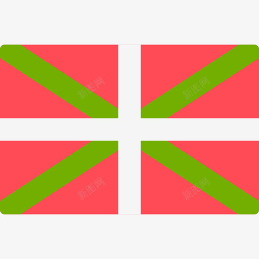 巴斯克国家国际旗帜长方形图标svg_新图网 https://ixintu.com 国际旗帜 巴斯克国家 长方形