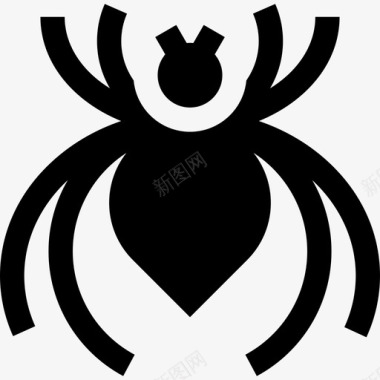 蜘蛛动物18填充图标图标