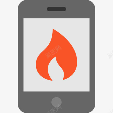 智能手机消防2平板图标图标