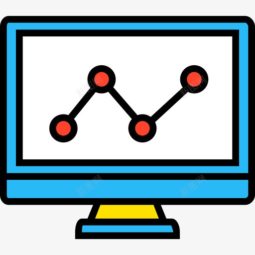 统计技术在线业务收集图标svg_新图网 https://ixintu.com 在线业务收集 技术 统计
