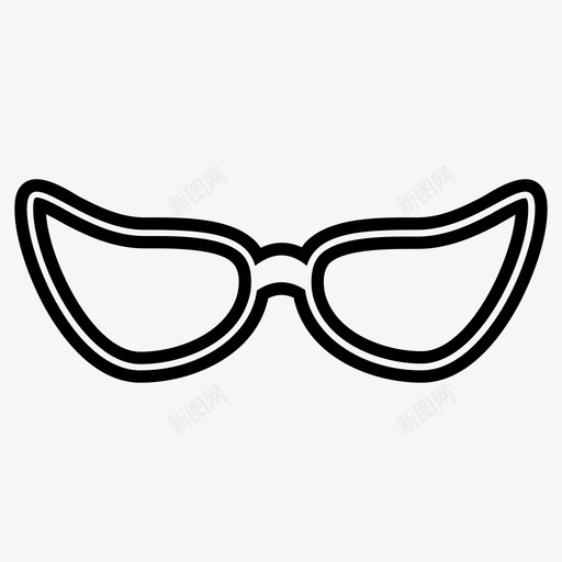 太阳镜眼睛镜头图标svg_新图网 https://ixintu.com 夏季 太阳镜 时尚 眼睛 镜头 阅读 风格