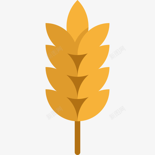 小麦秋季元素4平坦图标svg_新图网 https://ixintu.com 小麦 平坦 秋季元素4