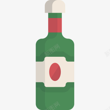 威士忌酒吧和酒吧2平淡图标图标