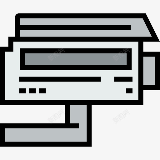闭路电视摄像机和附件4线性彩色图标svg_新图网 https://ixintu.com 摄像机和附件4 线性彩色 闭路电视